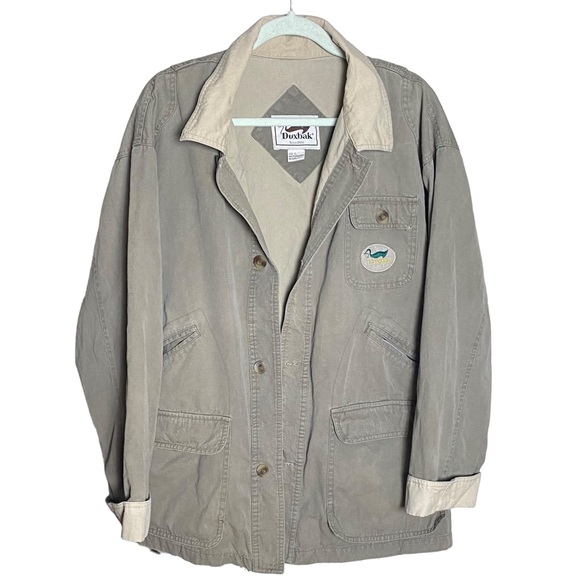Duxbak Other - Vintage Duxbak Chore Coat Size Large 100% Cotton